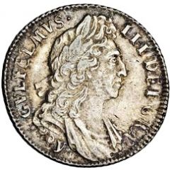 1 Shilling - William III 1st bust, York mint
