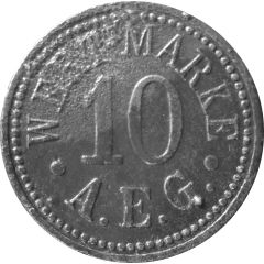 10 Pfennigs - Berlin A.E.G.