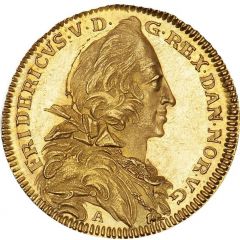 1 Ducat - Frederik V Danish Asiatic Co. Gold