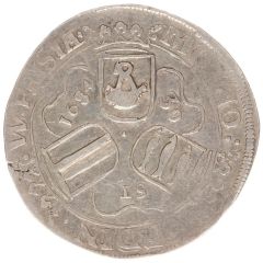 Daalder / 30 Stuivers knight facing left