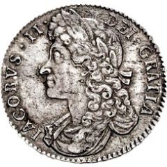 1/2 Crown - James II 2nd bust
