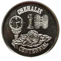 Token - Balmelli`s Rare Coins and Precious Metals - Chehalis Centennial Chehalis, Washington