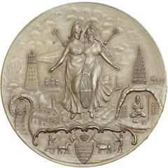 Medal Industrial and Agricultural Exhibition, bronze
