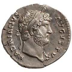 Denarius - Hadrian COS III, Minerva