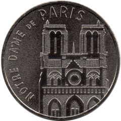 Monnaie de Paris Tourist Token - Notre Dame de Paris La façade
