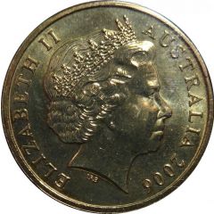 1 Dollar - Elizabeth II 4th Portrait - Television 50 Yrs