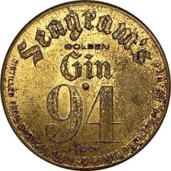 Spinner Token - Seagram`s Golden Gin New York