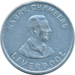 Token - Presented with the Wizard Harry Chambers Liverpool / Lanchester Racer
