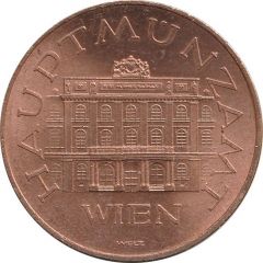 Austrian Mint Proof Set Token - Hauptmünzamt Probepragung