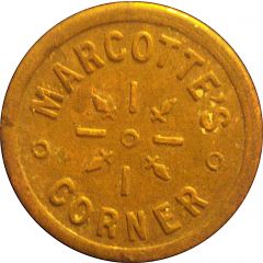 5 Cents - Marcotte`s Corner Eusebe Marcotte, Tanana, Alaska