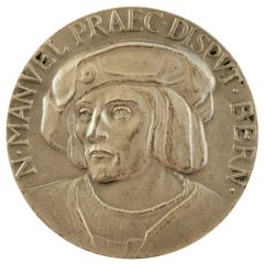 400-jähriges Reformationsjubiläum in Bern – Büste des Niklaus Manuel