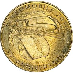 Jeton touristique - Monnaie de Paris - Rétromobile 2010 - 35e anniversaire