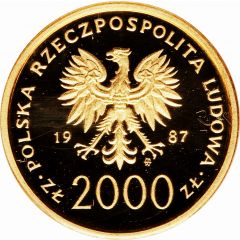 2000 Zlotys Papal Visit, Gold Bullion