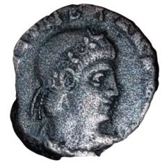 Nummus - Constans I GLORIA EXERCITVS, Rome