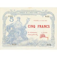 5 Francs Without Decree