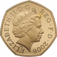 50 Pence - Elizabeth II Victoria Cross, soldier, Gold Proof