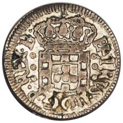 20 Réis - Pedro II Three Dots, Rio de Janeiro Mint