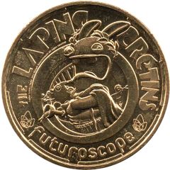 Monnaie de Paris Tourist Token - Futuroscope The lapins crétins - Jules César
