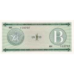 1 Peso `B` Foreign Exchange Certificate