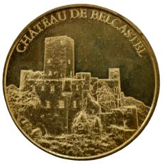 Tourist token - Monnaie de Paris - Belcastel - Le Château general view