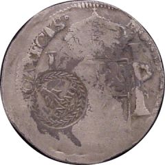 8 Reales ENSAIE - Insurgent countermarked coinage