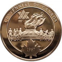 Medal - Medallic History of Canada Centennial of Canada