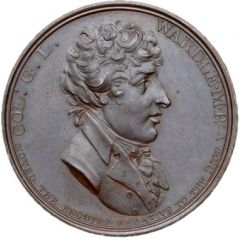 Medal - George III Gwyllym Lloyd Wardle, bronze
