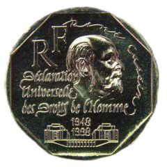 2 francs René Cassin
