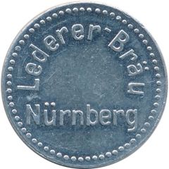 1/2 Liter Bier Lederer-Bräu, Nürnberg