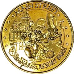 jeton touristique - Monnaie de Paris - Disneyland Paris - Main Street