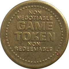 Game Token No Cash Value, 23 mm