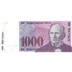 1000 Francs 7th series, reserve banknote