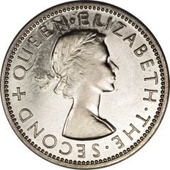 2 Shillings - Elizabeth II 1st portrait