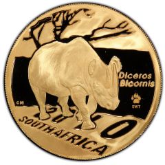 100 Rand - 1 Ounce Natura - Black Rhino