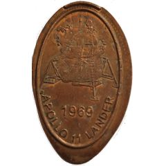 Elongated Coin - Apollo 11 Lander 1969