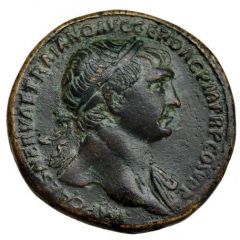 Sestertius - Trajan S P Q R OPTIMO PRINCIPI
