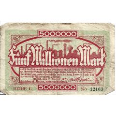 5 000 000 Mark Stahlwerk Becker