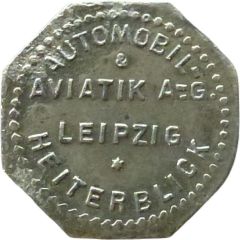 1 Pfennig - Leipzig Automobil and Aviatik A.G. Heiterblick