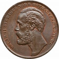 5 Öre - Oscar II