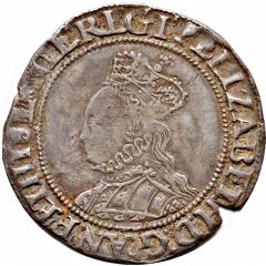 1 Shilling - Elizabeth I Second coinage