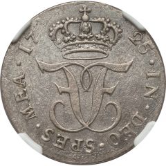 5 Öre Silvermynt - Frederick I King's Monogram Type 2