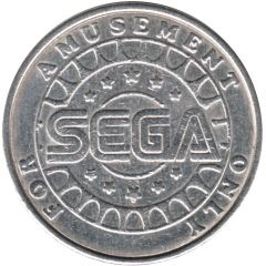 Game Token - Sega For amusement only