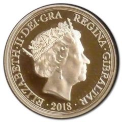 1 Sovereign - Elizabeth II Coronation Jubilee - Coat of Arms