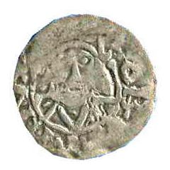 Denier - Robert and Adalbero of Laon