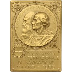 Plaquette - 10th International Navigation Congress in Milan