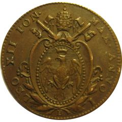 1 Quattrino Romano - Leo XII