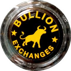 Bullion Exchanges - New York Skyline Silver Bottle Cap - Black