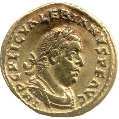 Aureus - Valerianus APOLINI CONSERVA, Apollo