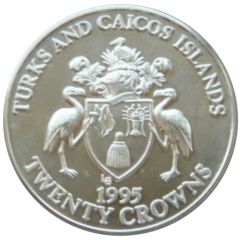 20 Crowns - Elizabeth II US and Russian Troops meeting