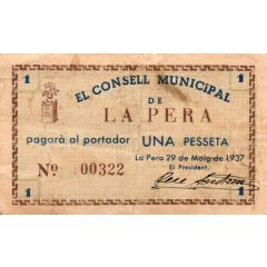 1 Peseta La Pera